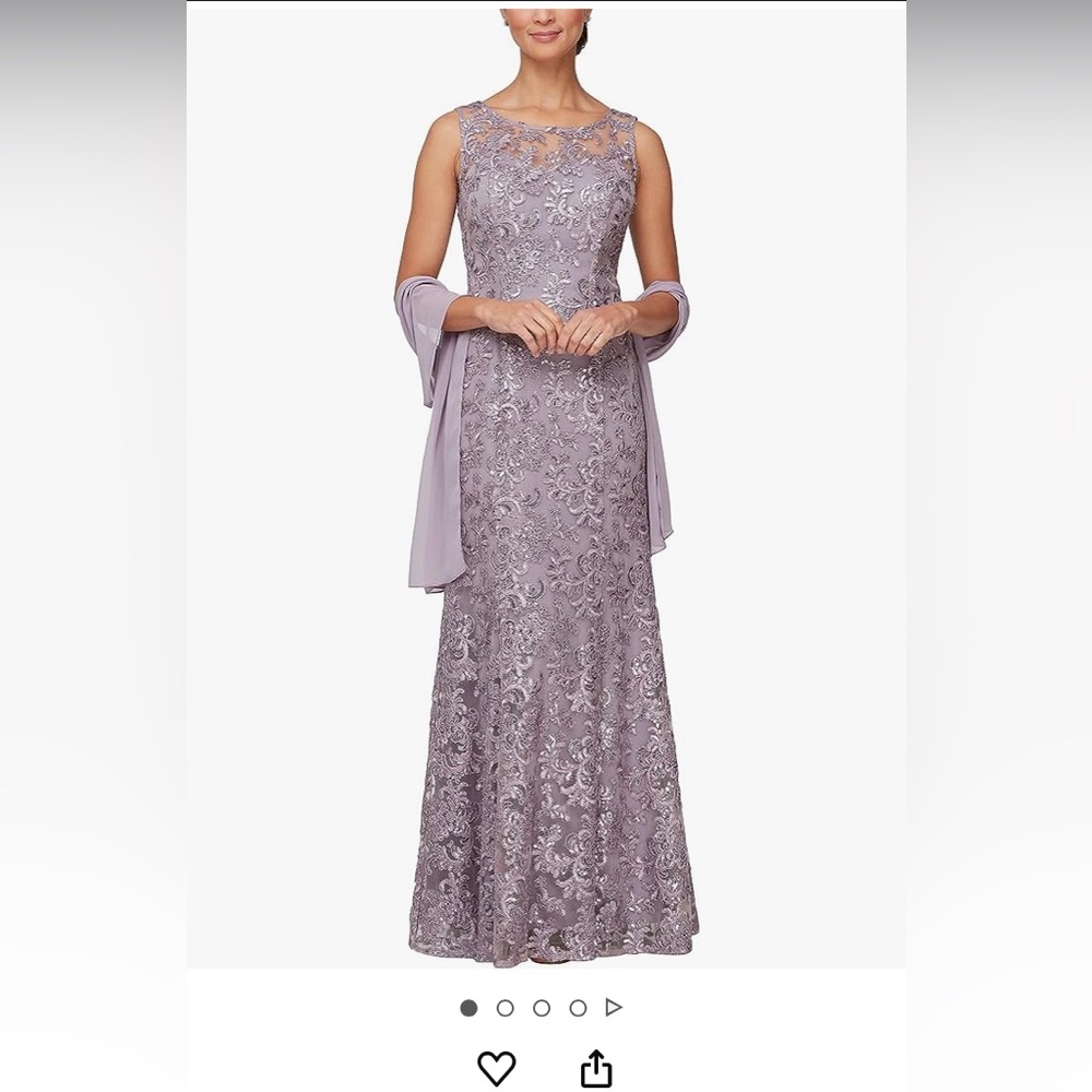 Mother of Bride, Wisteria Formal gown